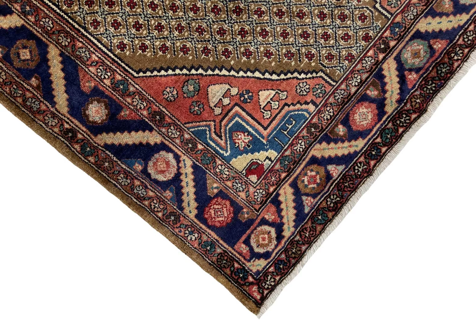 Handgeknüpfter Perserteppich, 237 × 126 cm, Wolle