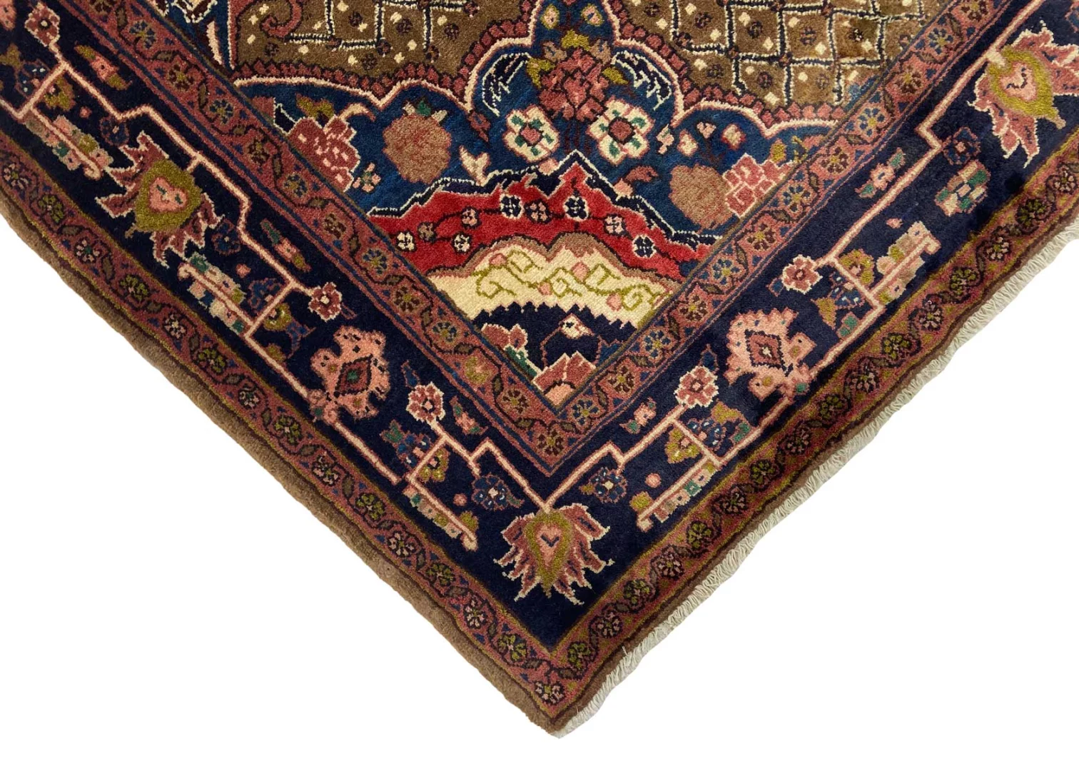 Handgeknüpfter Perserteppich, 252 × 158 cm, Wolle