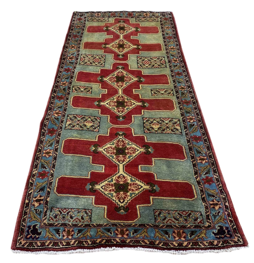 Perserteppich 222 × 103 cm aus Wolle, handgeknüpft