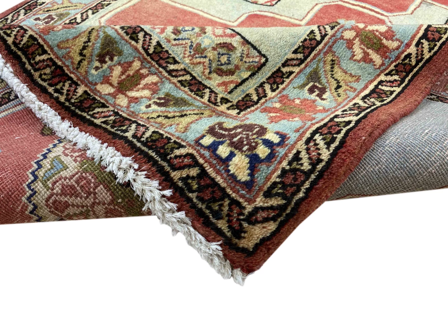 Perserteppich 222 × 103 cm aus Wolle, handgeknüpft