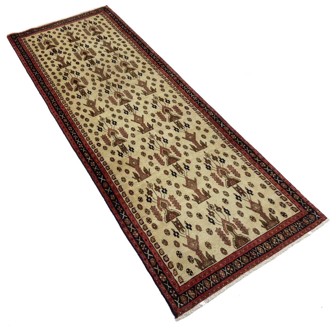 Perserteppich aus Iran, 239 × 81 cm