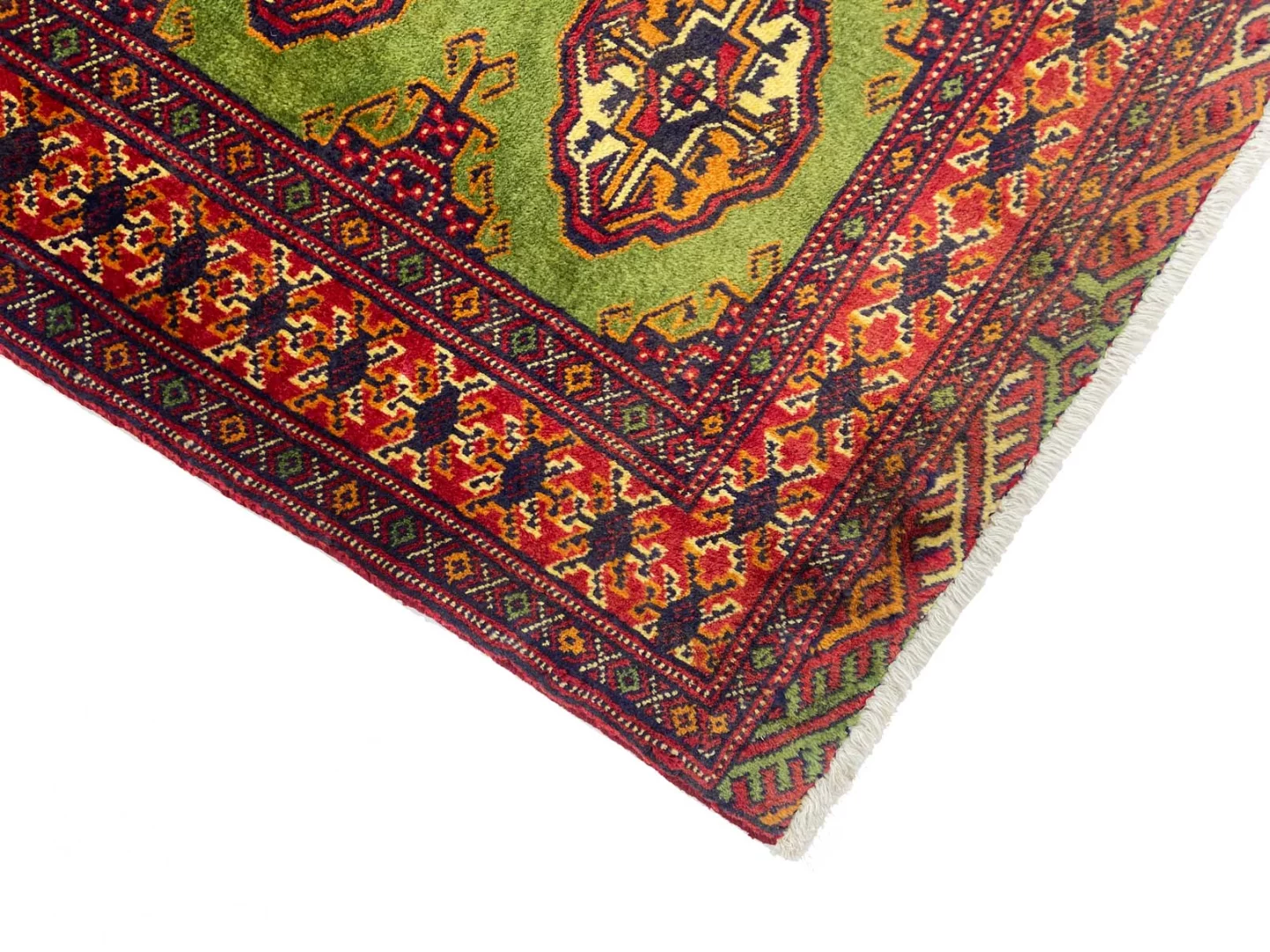 Handgeknüpfter Perserteppich, 187 × 66 cm, Wolle