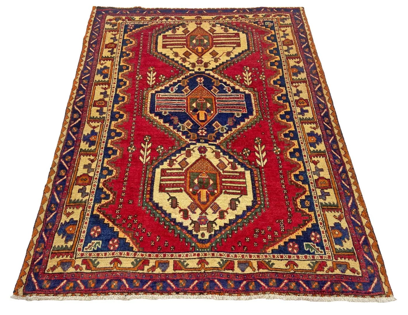 Shiraz Perserteppich aus Iran, 203 × 151 cm