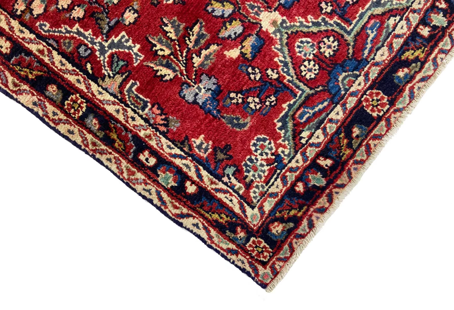 Perserteppich 197 × 79 cm aus Wolle, handgeknüpft