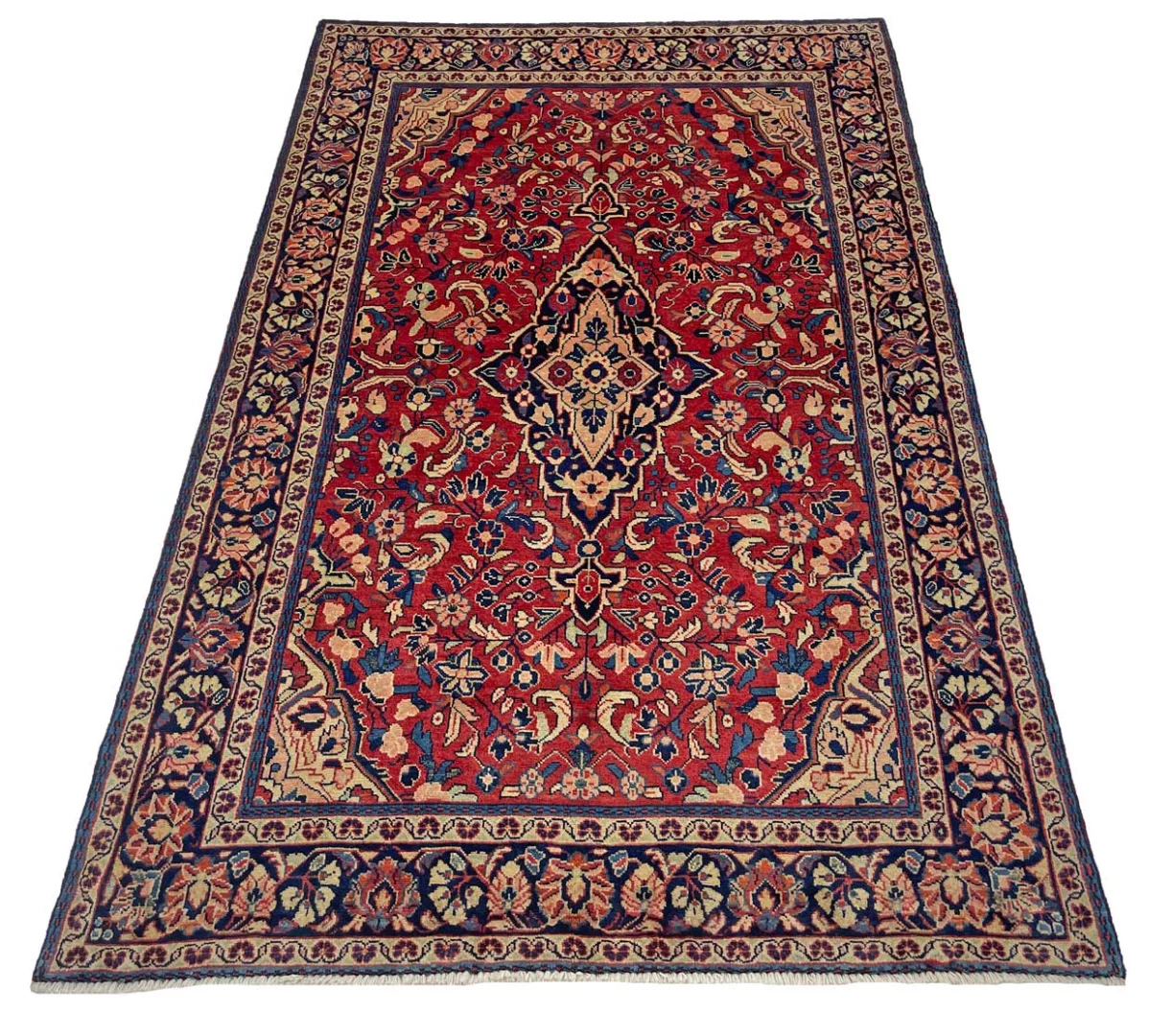 Perserteppich aus Iran, 198 × 124 cm