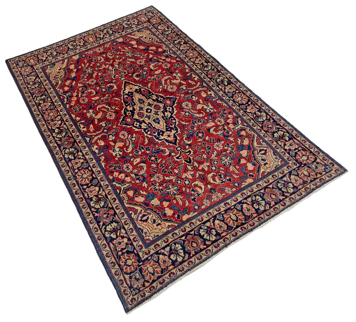 Perserteppich aus Iran, 198 × 124 cm