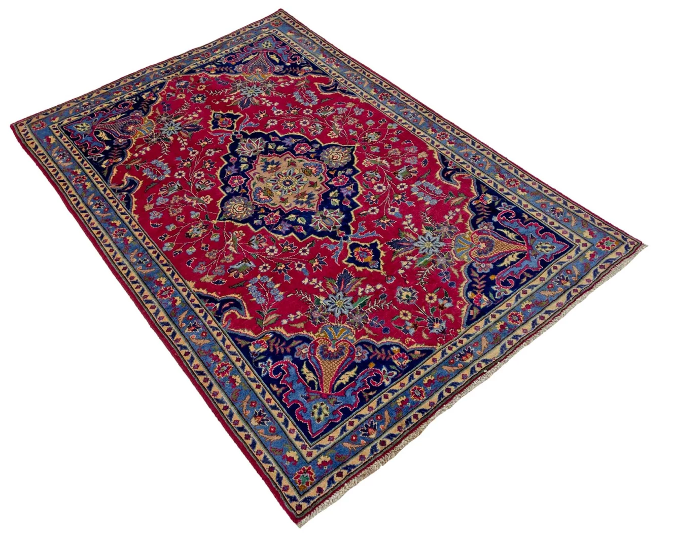 Perserteppich aus Iran, 200 × 128 cm