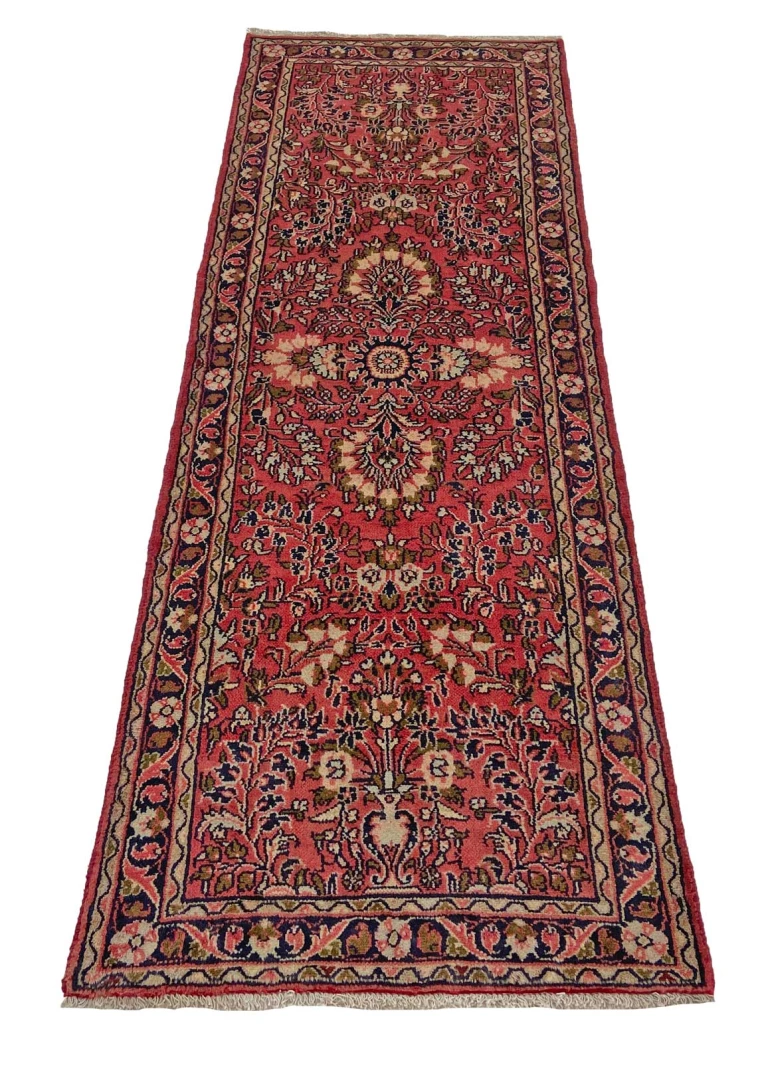 Perserteppich 202 × 71 cm aus Wolle, handgeknüpft