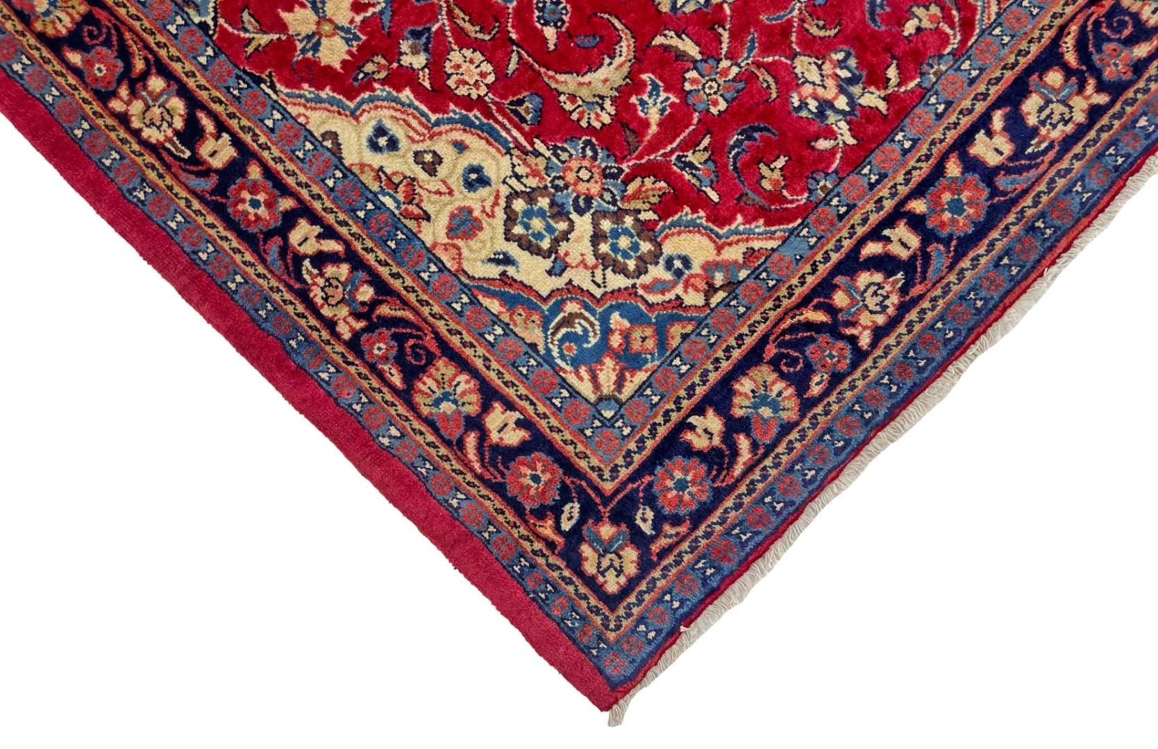 Handgeknüpfter Perserteppich, 212 × 121 cm, Wolle