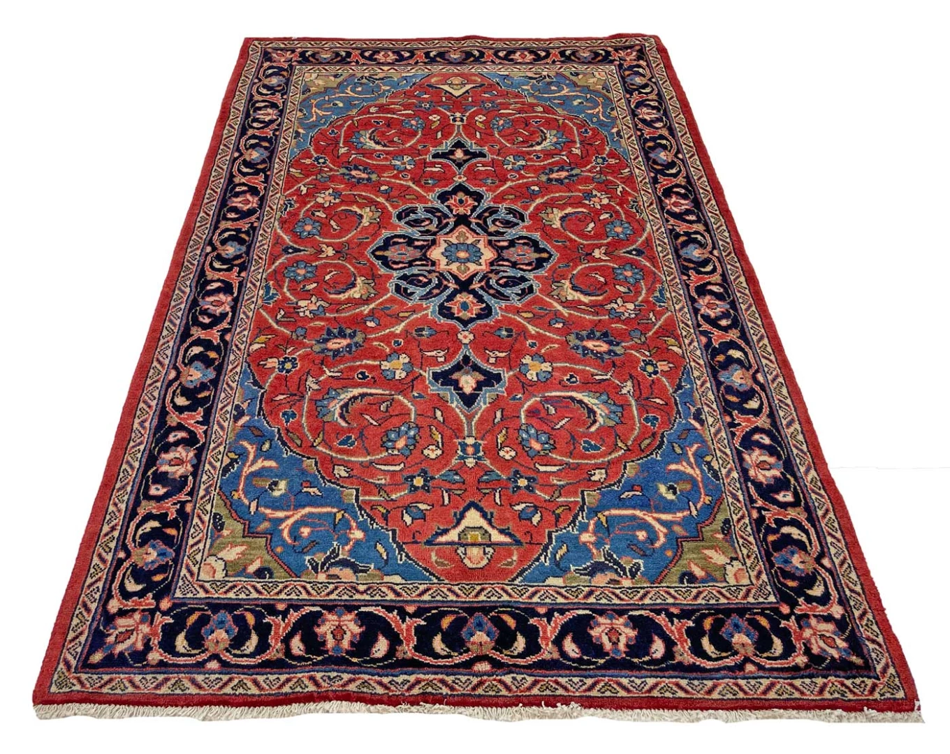 Handgeknüpfter Perserteppich 212 × 134 cm