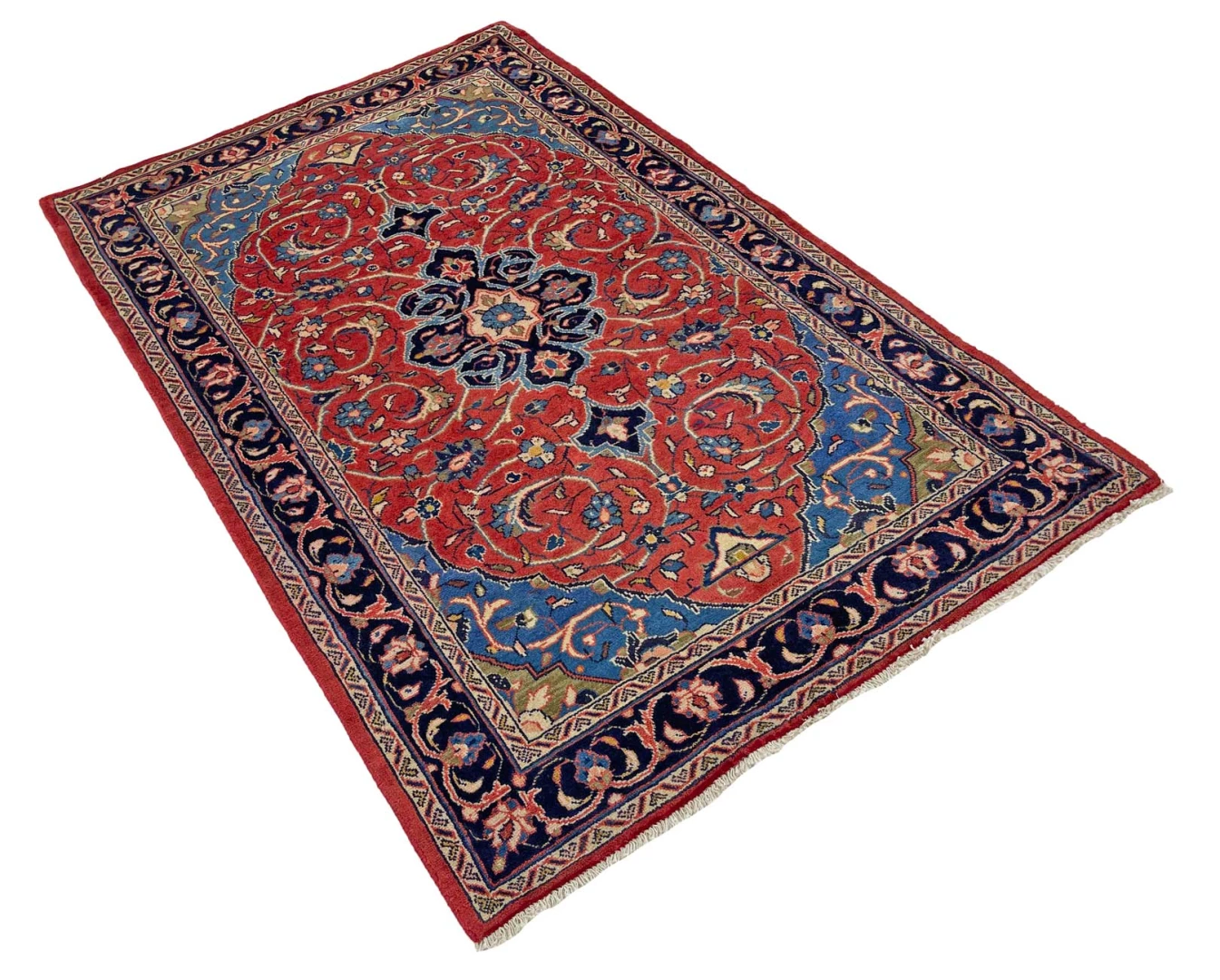 Handgeknüpfter Perserteppich 212 × 134 cm