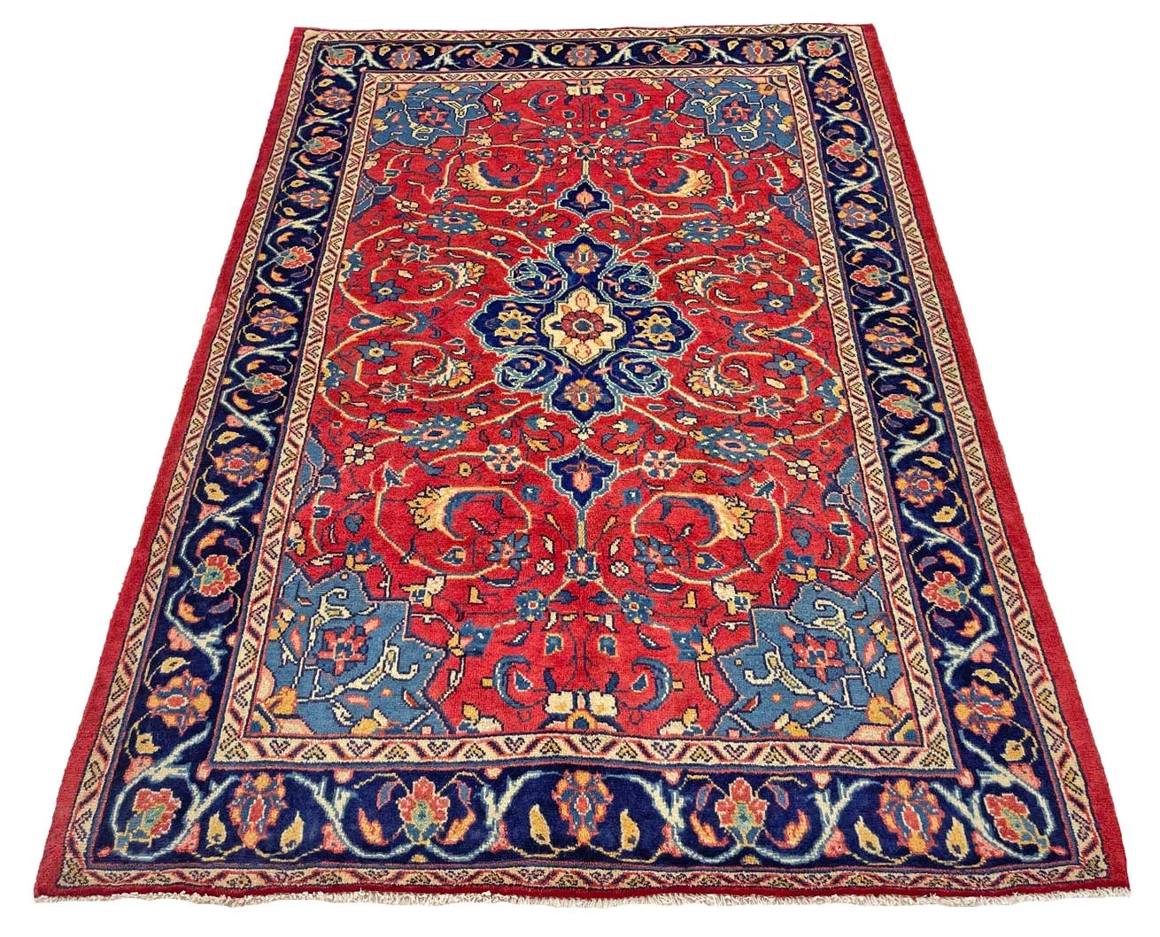 Handgeknüpfter Perserteppich, 212 × 148 cm, Wolle