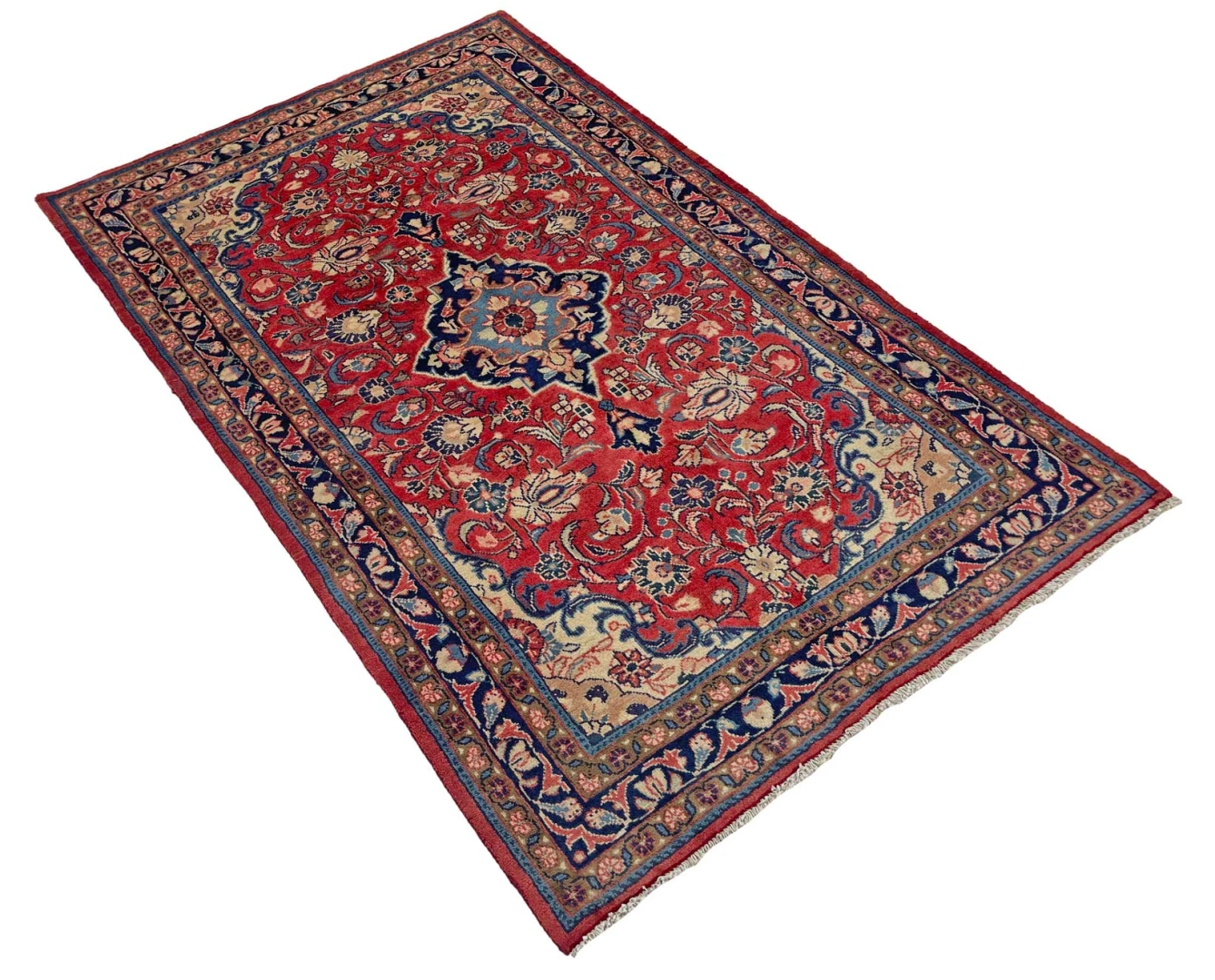 Handgeknüpfter Perserteppich 217 × 133 cm