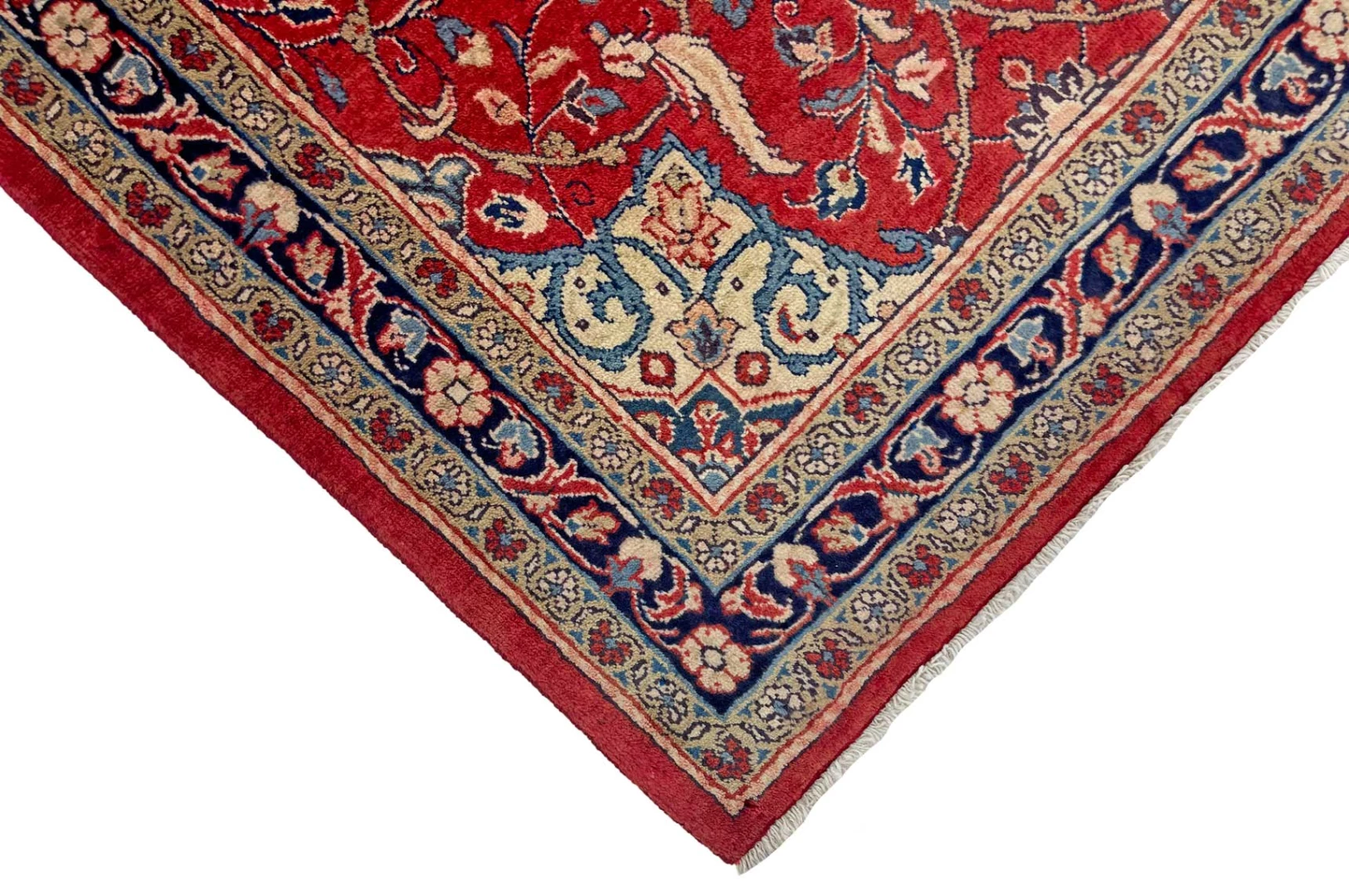 Handgeknüpfter Perserteppich, 219 × 128 cm, Wolle