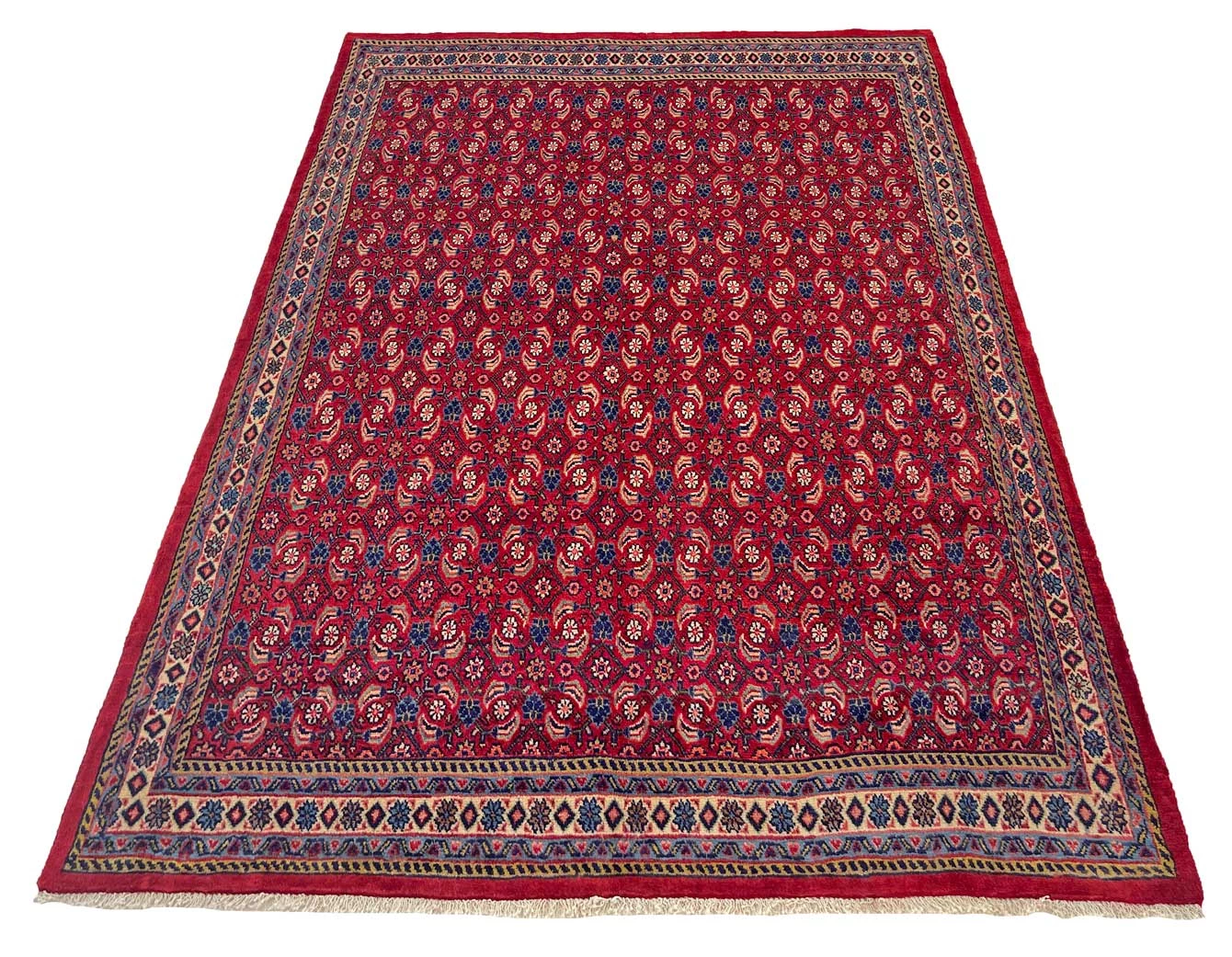 Perserteppich 233 × 159 cm aus Wolle, handgeknüpft