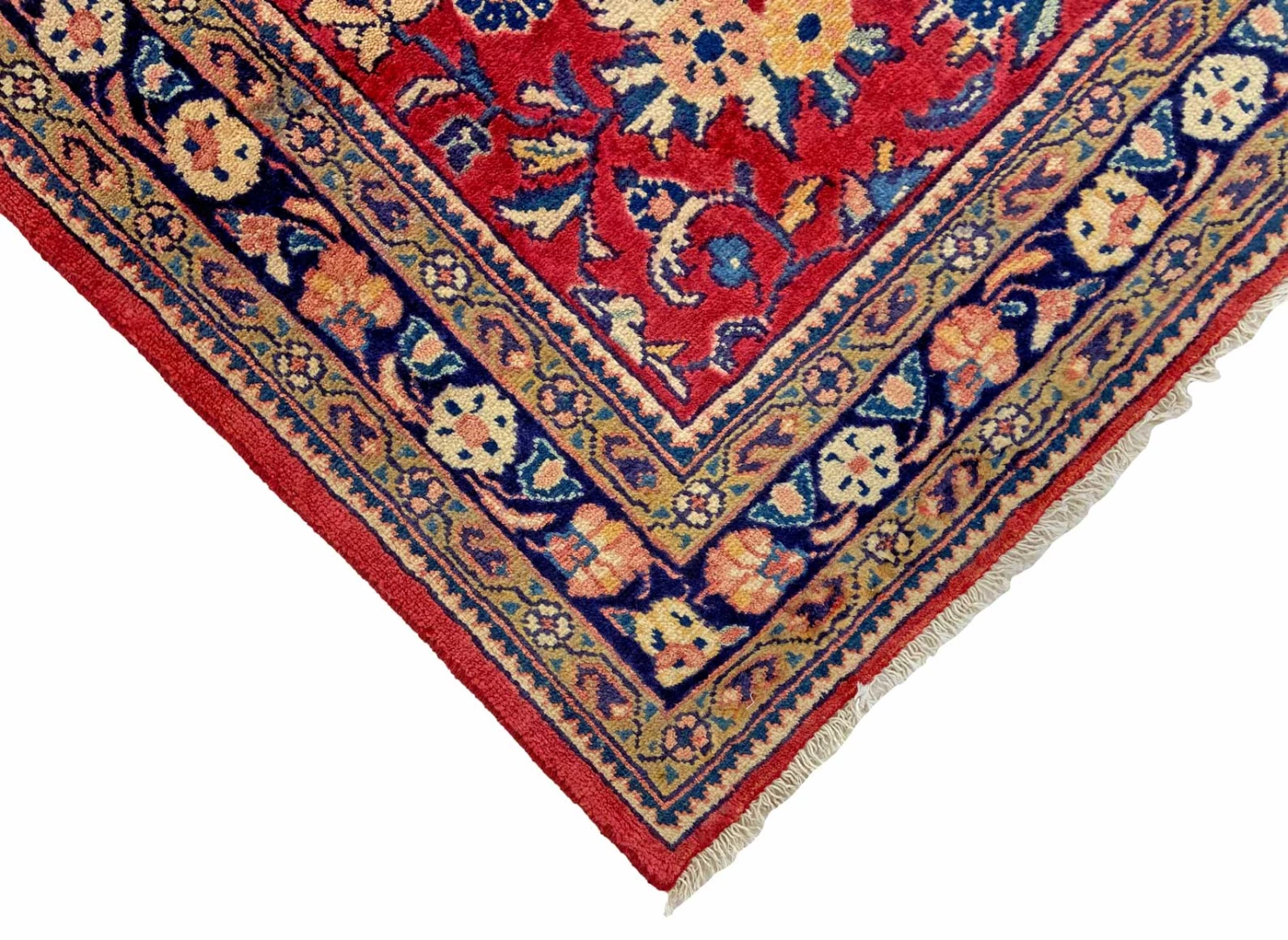 Handgeknüpfter Perserteppich, 244 × 135 cm, Wolle
