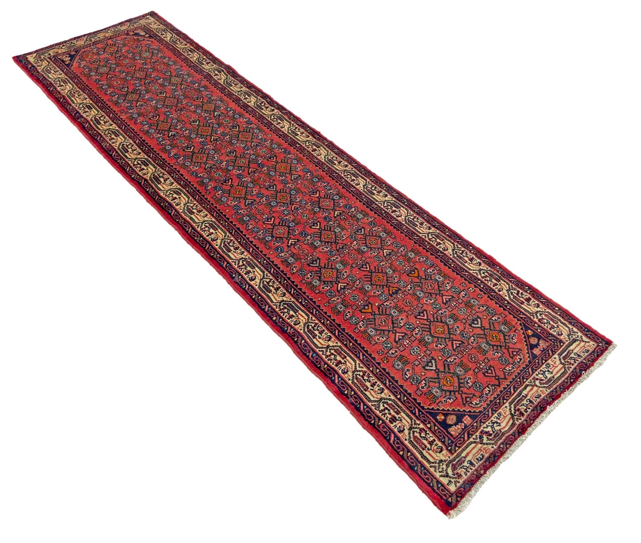 Handgeknüpfter Perserteppich, 277 × 81 cm, Wolle