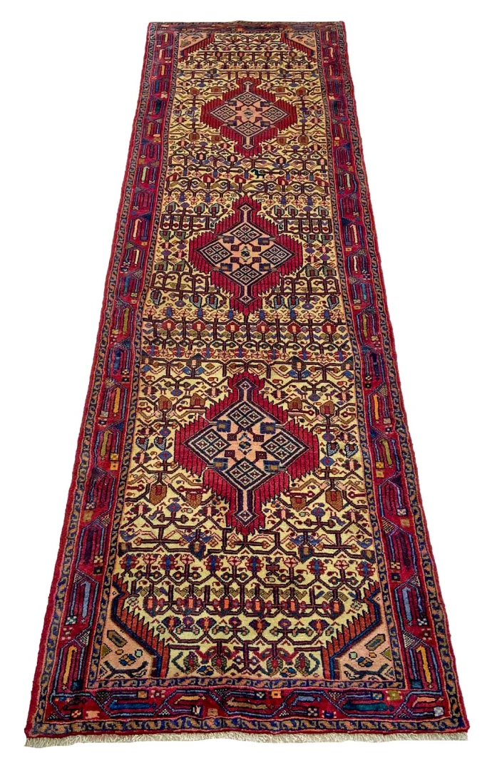 Handgeknüpfter Perserteppich 289 × 83 cm
