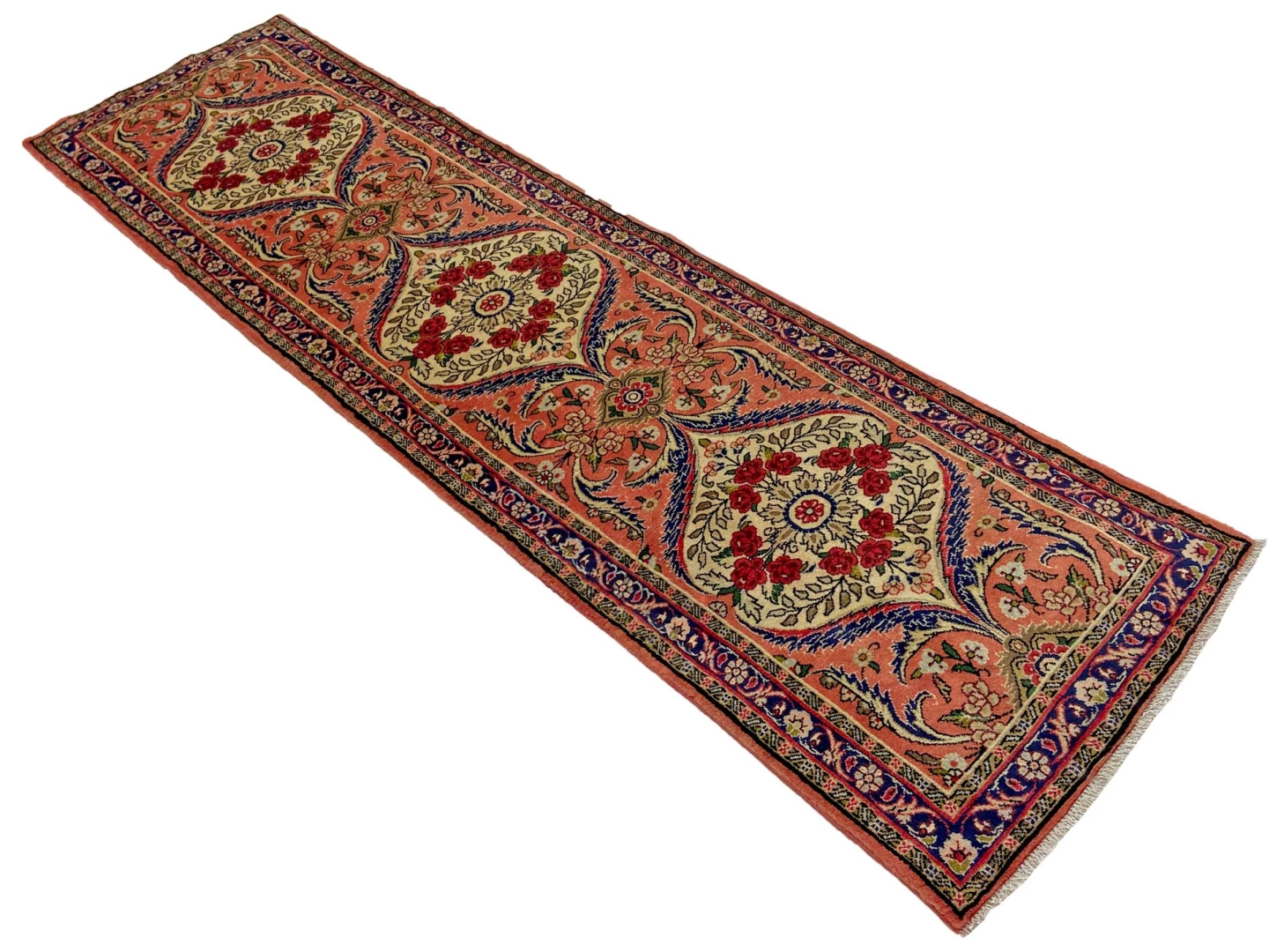 Perserteppich 294 × 79 cm aus Wolle, handgeknüpft