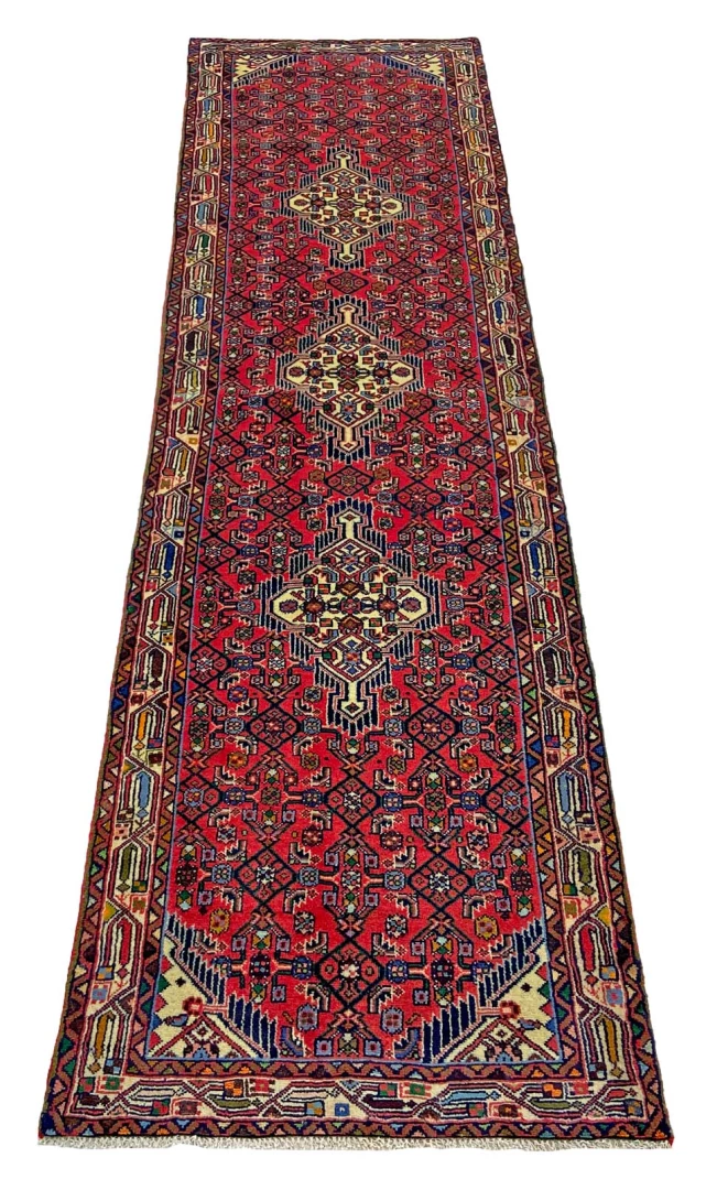 Perserteppich aus Iran, 302 × 81 cm