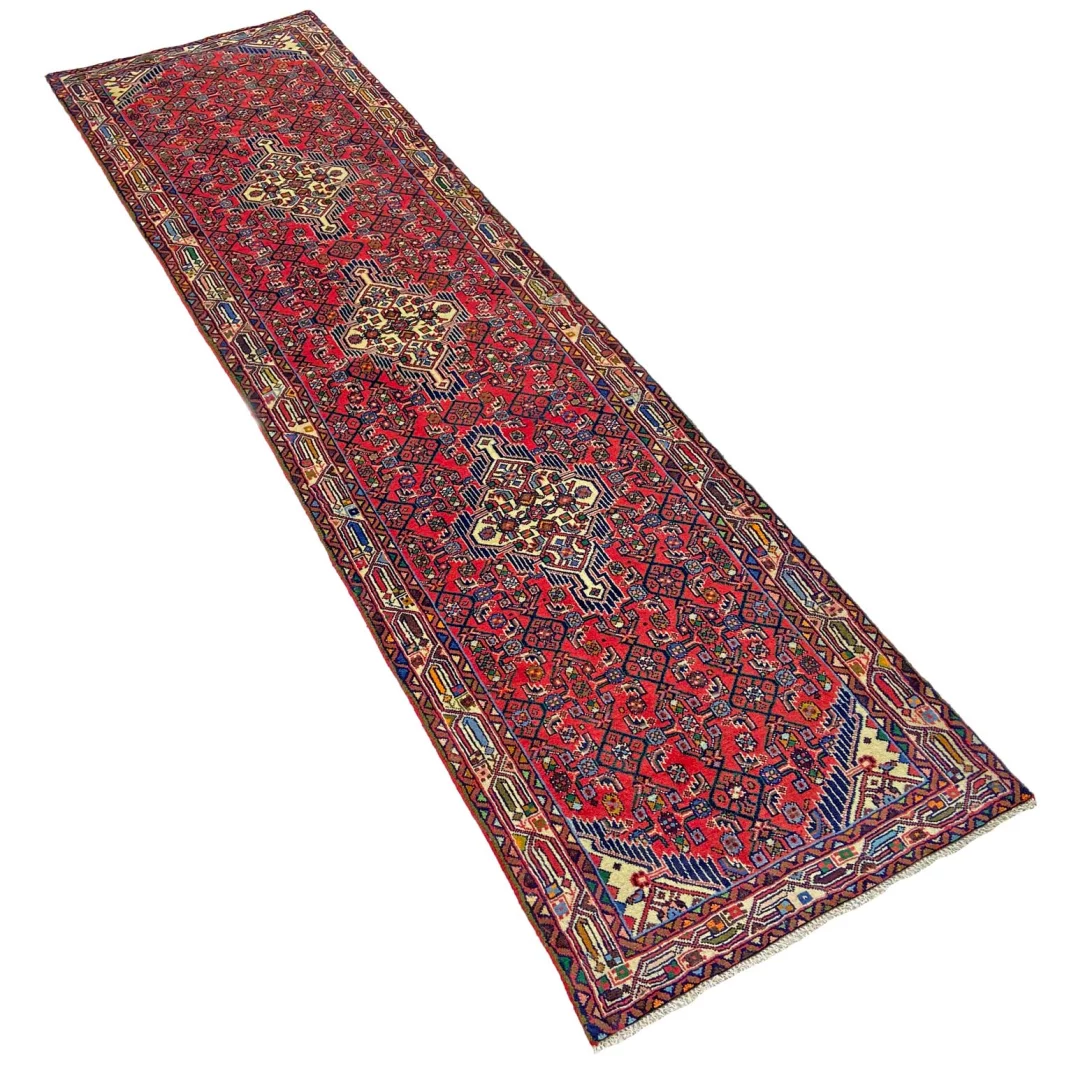 Perserteppich aus Iran, 302 × 81 cm