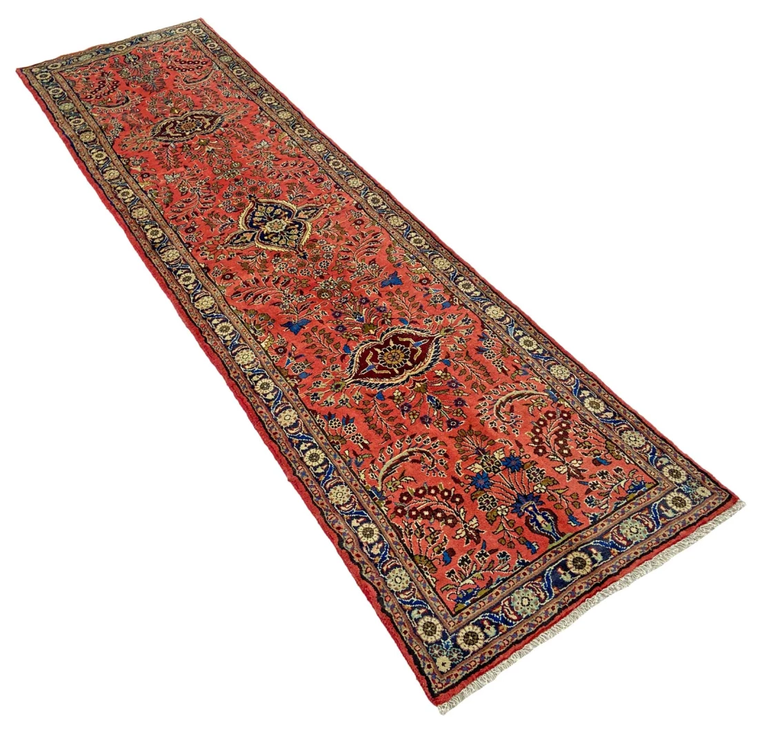 Handgeknüpfter Perserteppich 302 × 83 cm