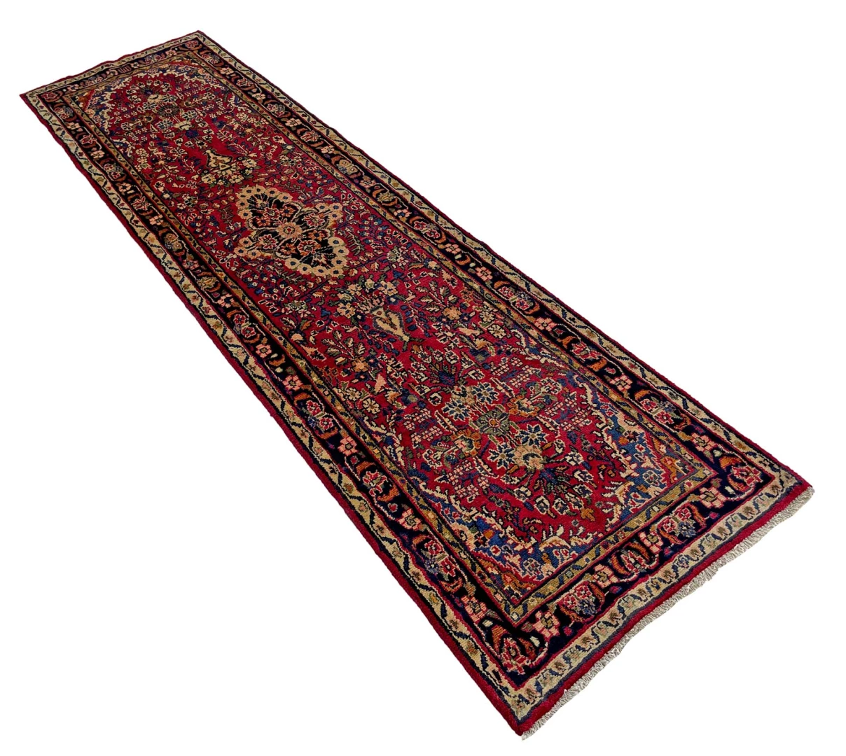 Perserteppich aus Iran, 313 × 86 cm