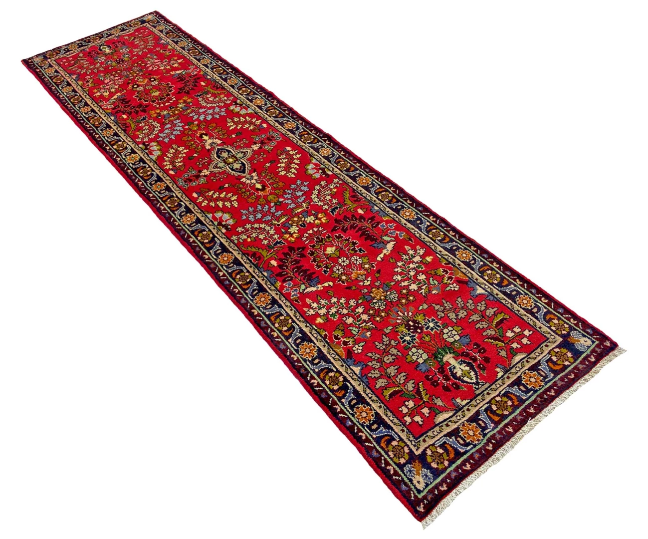 Perserteppich aus Iran, 315 × 84 cm