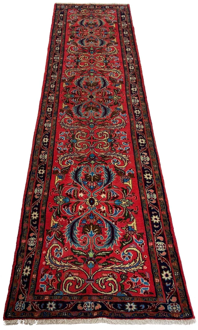 Handgeknüpfter Perserteppich 322 × 82 cm