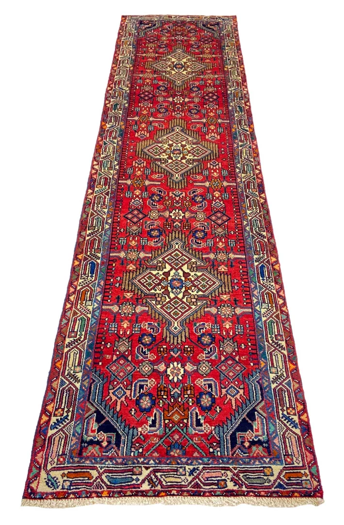 Handgeknüpfter Perserteppich 330 × 81 cm