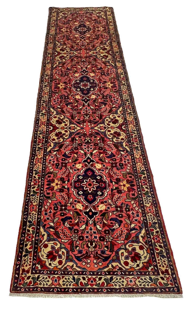 Handgeknüpfter Perserteppich 333 × 81 cm