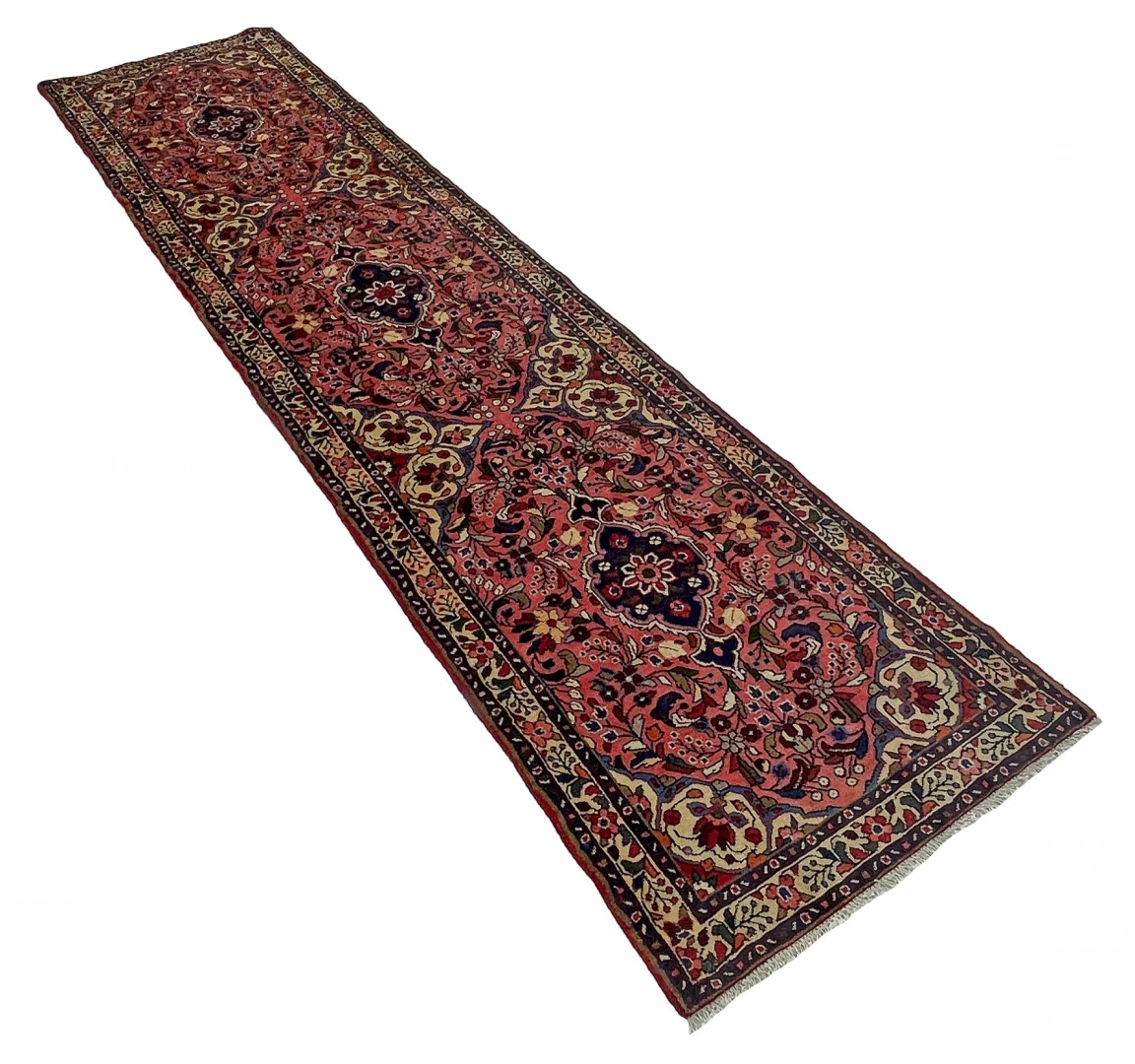 Handgeknüpfter Perserteppich 333 × 81 cm