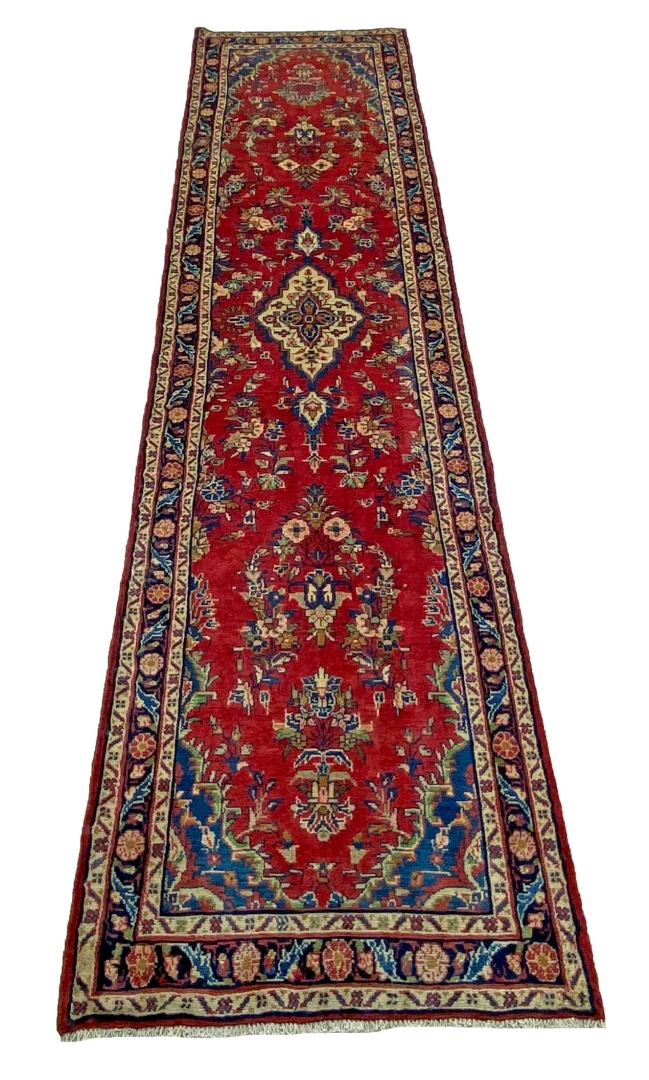 Perserteppich aus Iran, 344 × 81 cm