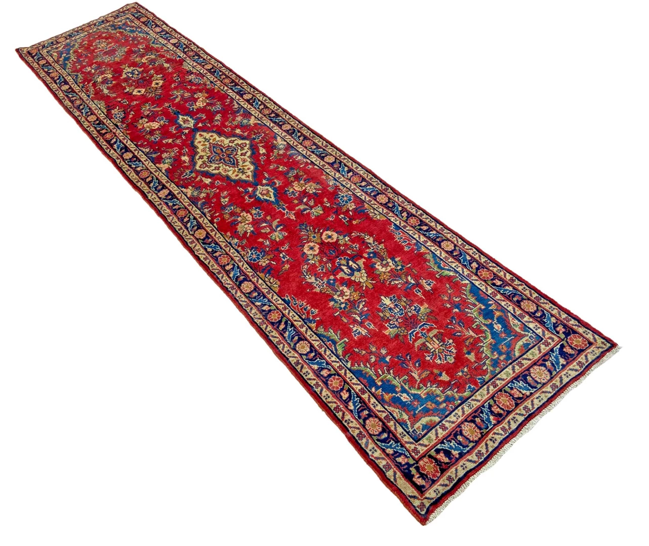 Perserteppich aus Iran, 344 × 81 cm