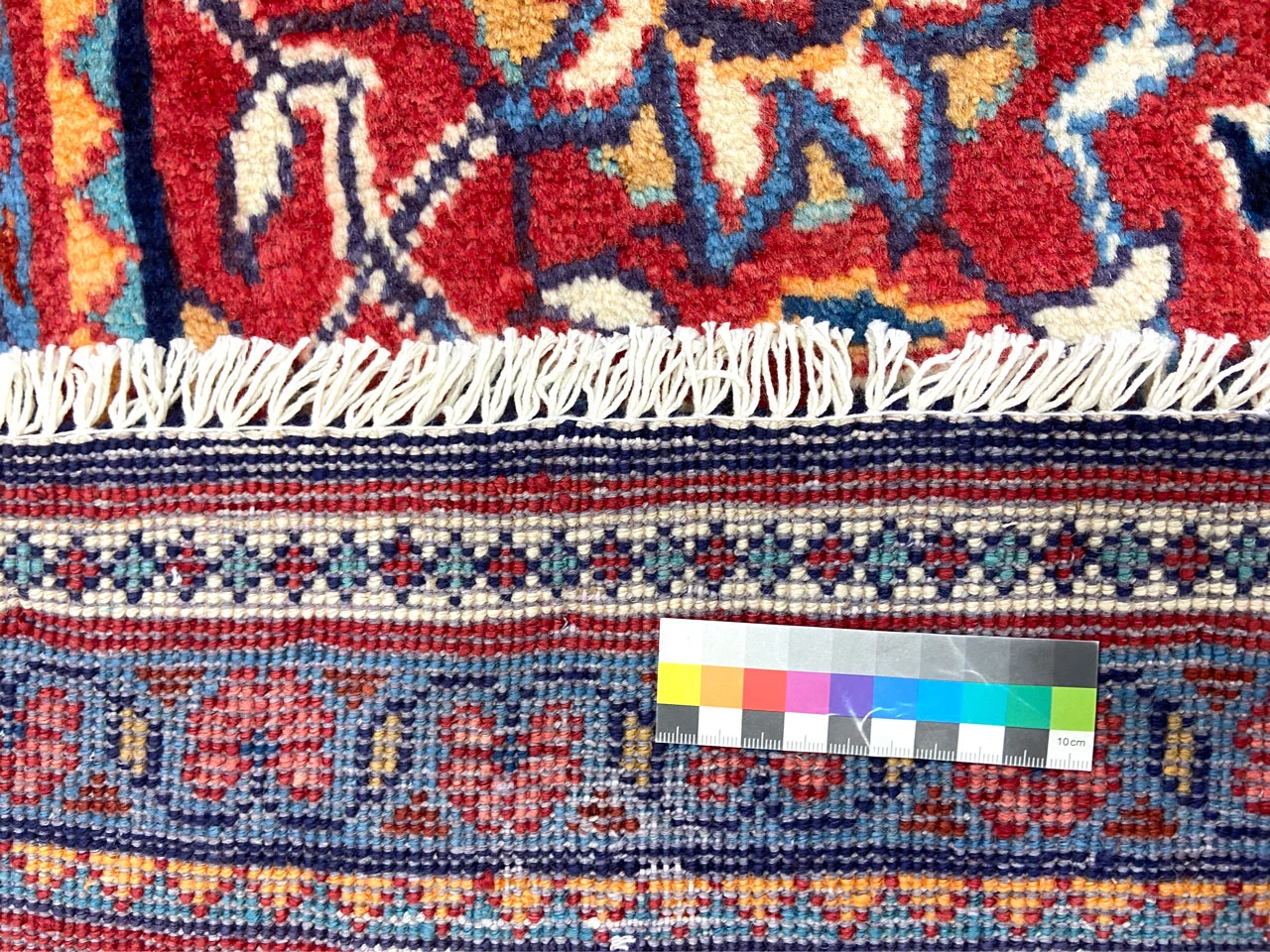 mahal-teppich-395-x-267-cm-rote-rosen-handgeknupft-perserteppich-4 Perserteppich 395 × 267 cm aus Wolle, handgeknüpft