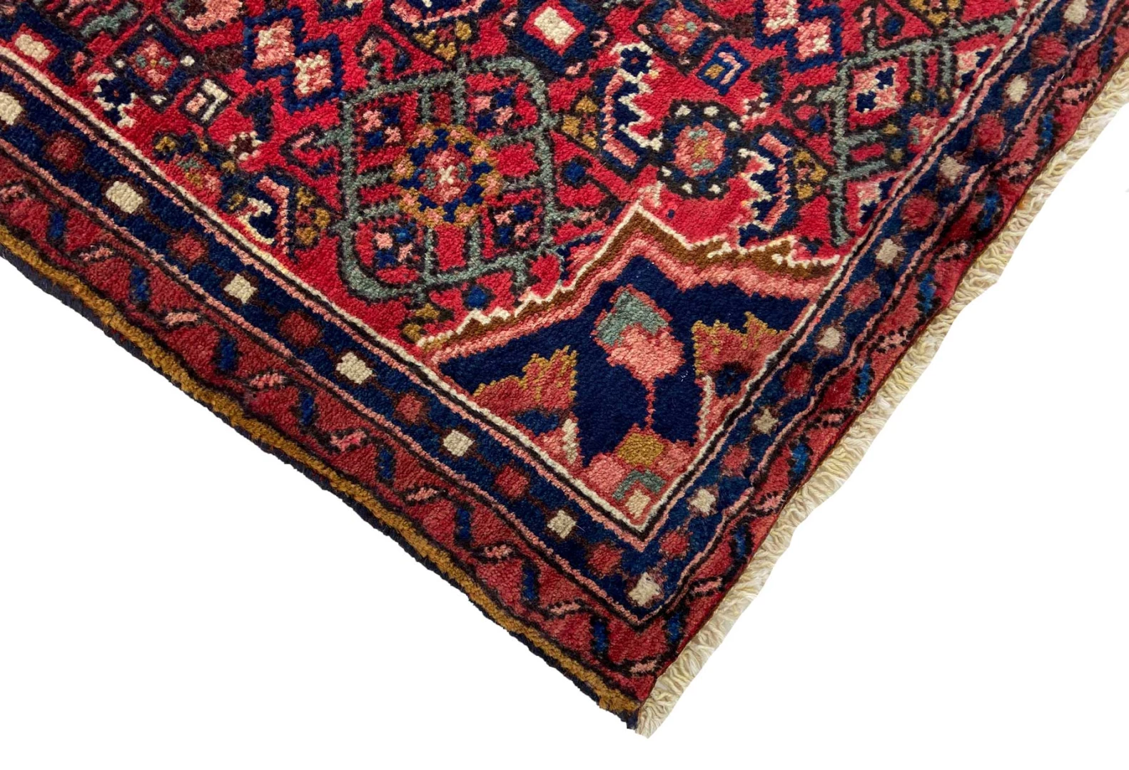 Perserteppich 402 × 71 cm aus Wolle, handgeknüpft