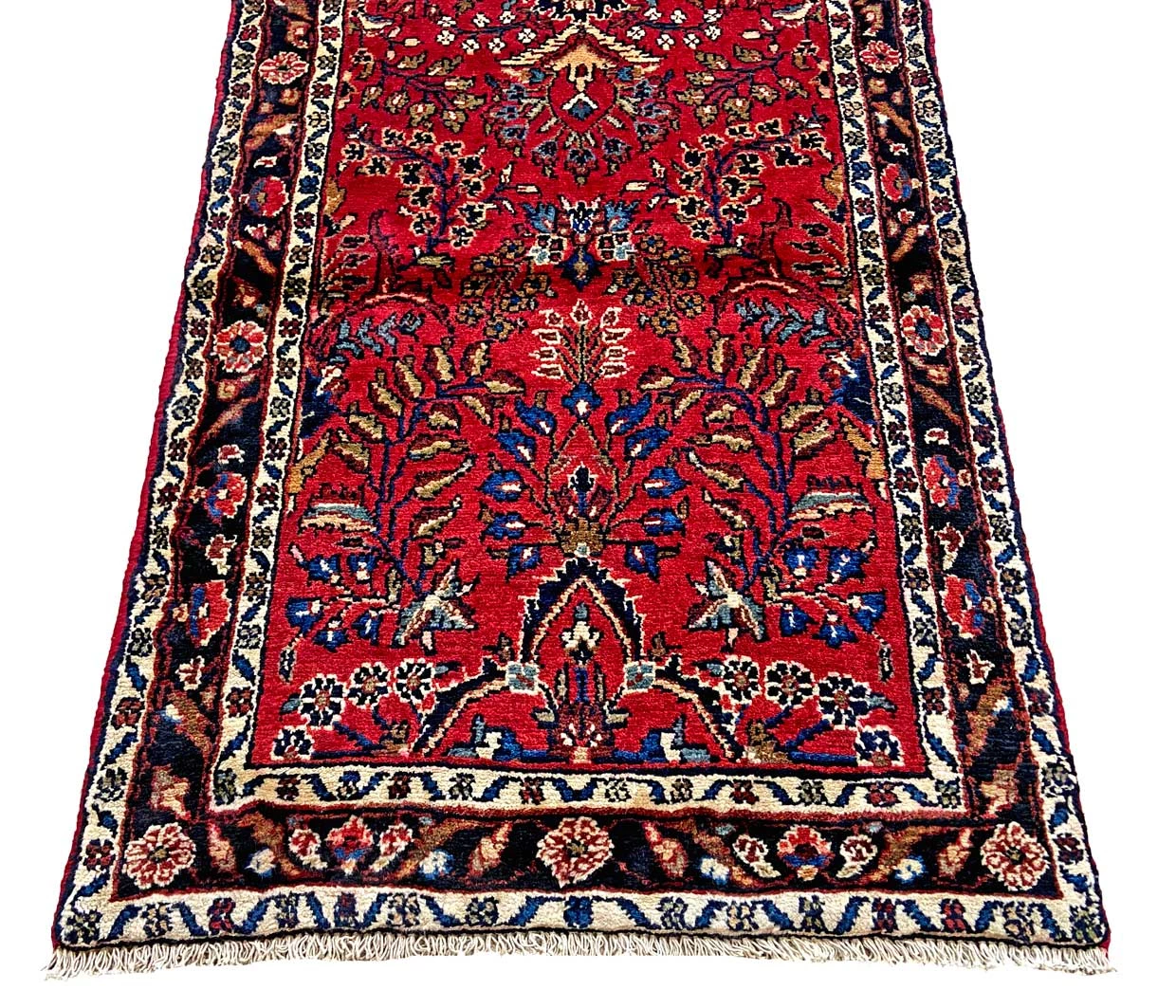 Perserteppich 425 × 81 cm aus Wolle, handgeknüpft