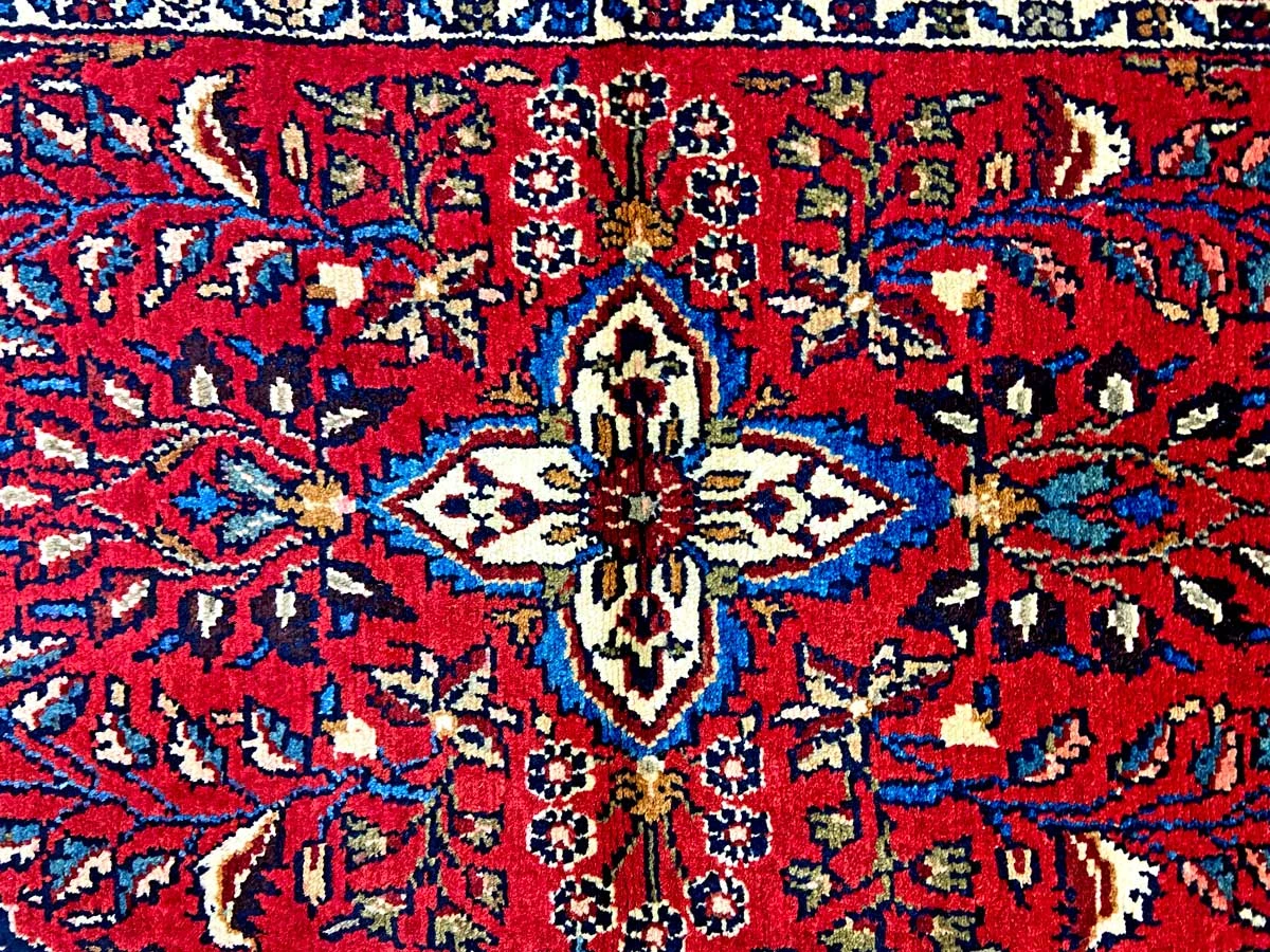Perserteppich 425 × 81 cm aus Wolle, handgeknüpft
