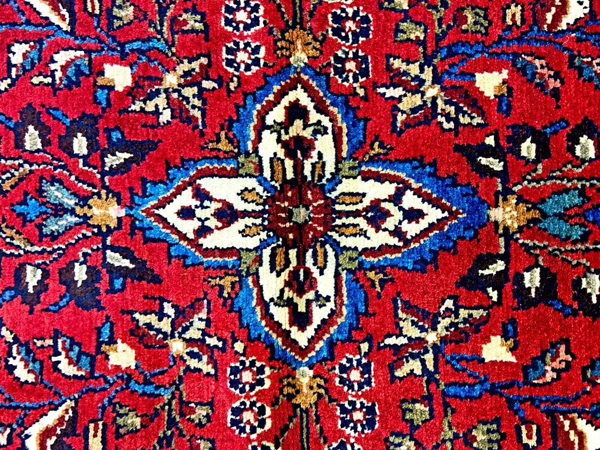 Perserteppich 425 × 81 cm aus Wolle, handgeknüpft
