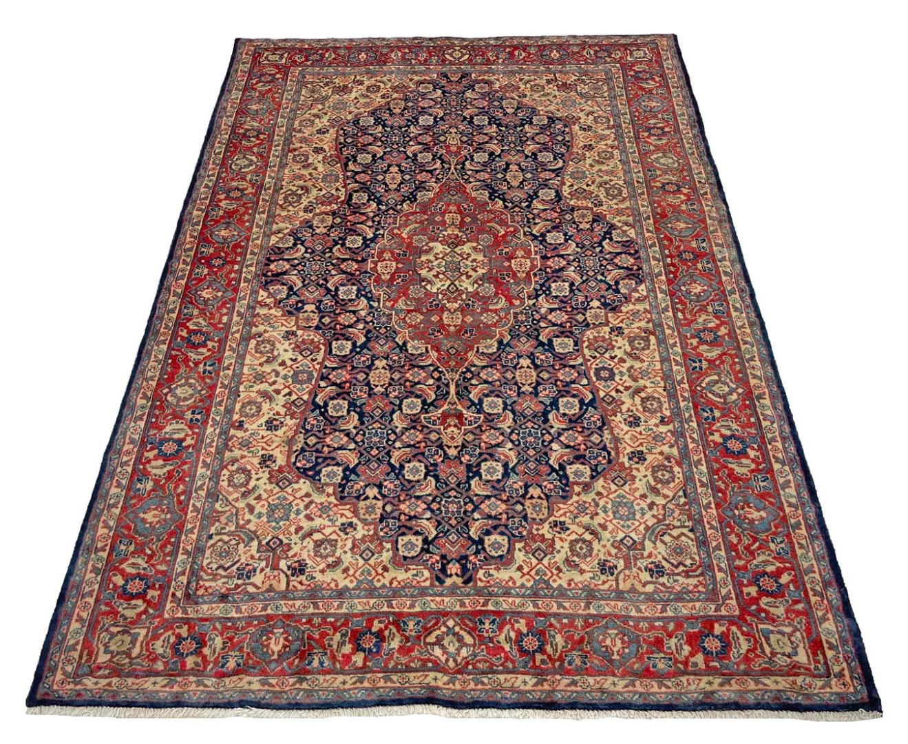 Handgeknüpfter Sarough Farahan Perserteppich 199 × 131 cm