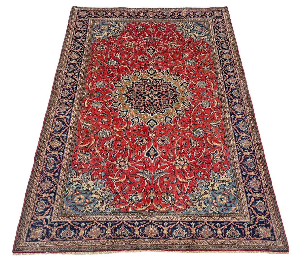 Handgeknüpfter Sarough Farahan Perserteppich 197 × 134 cm