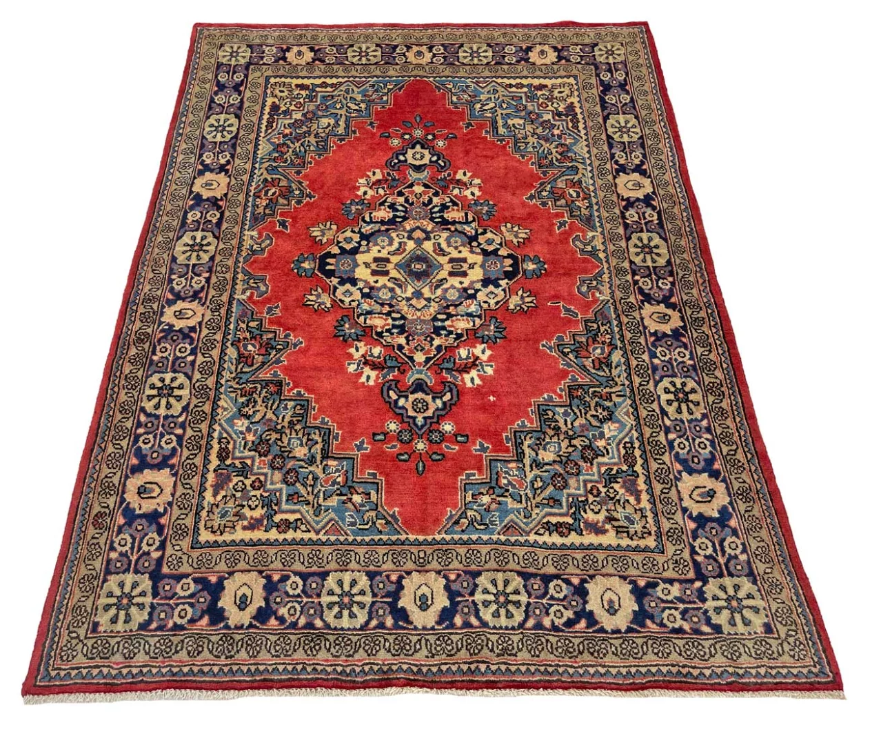 Handgeknüpfter Sarough Farahan Perserteppich, 200 × 145 cm, Wolle