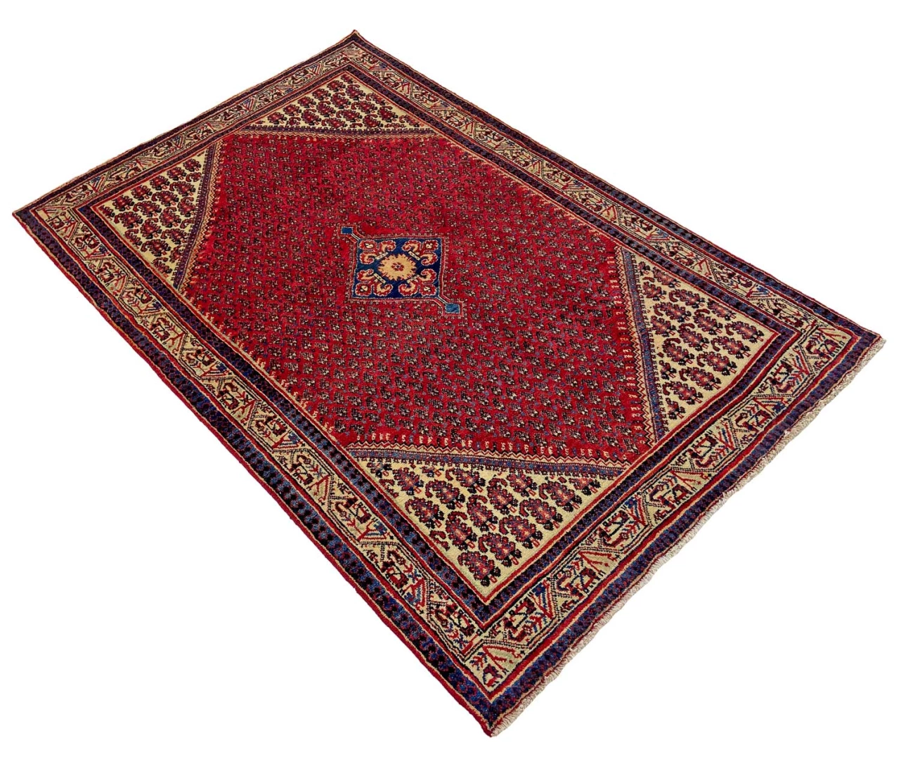 Handgeknüpfter Sarough Farahan Perserteppich, 205 × 131 cm, Wolle