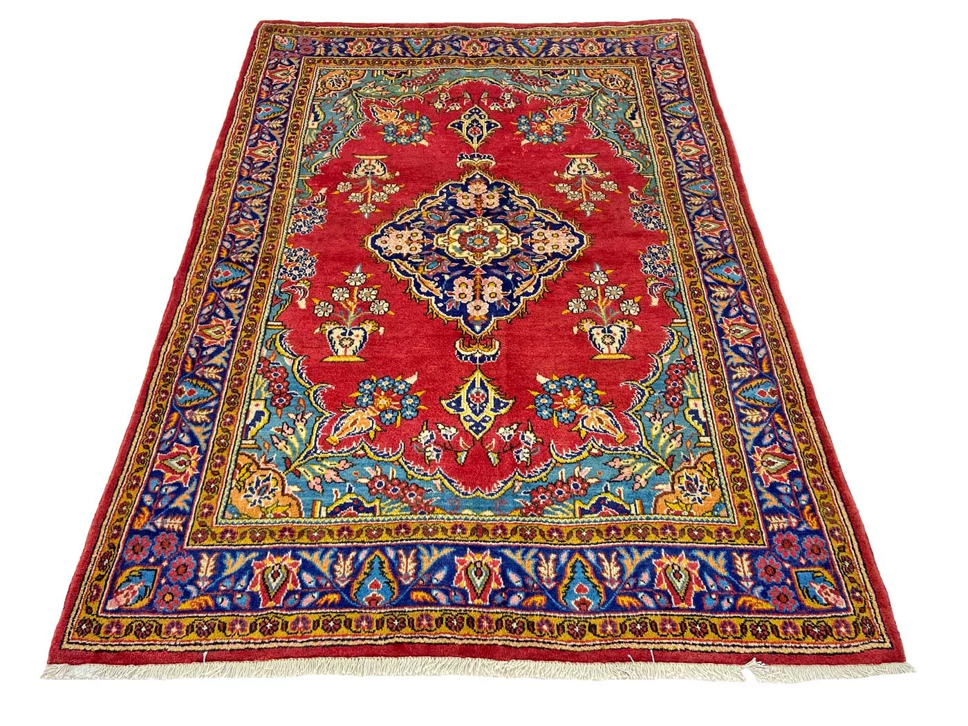 Sarough Farahan Perserteppich 218 × 158 cm aus Wolle, handgeknüpft