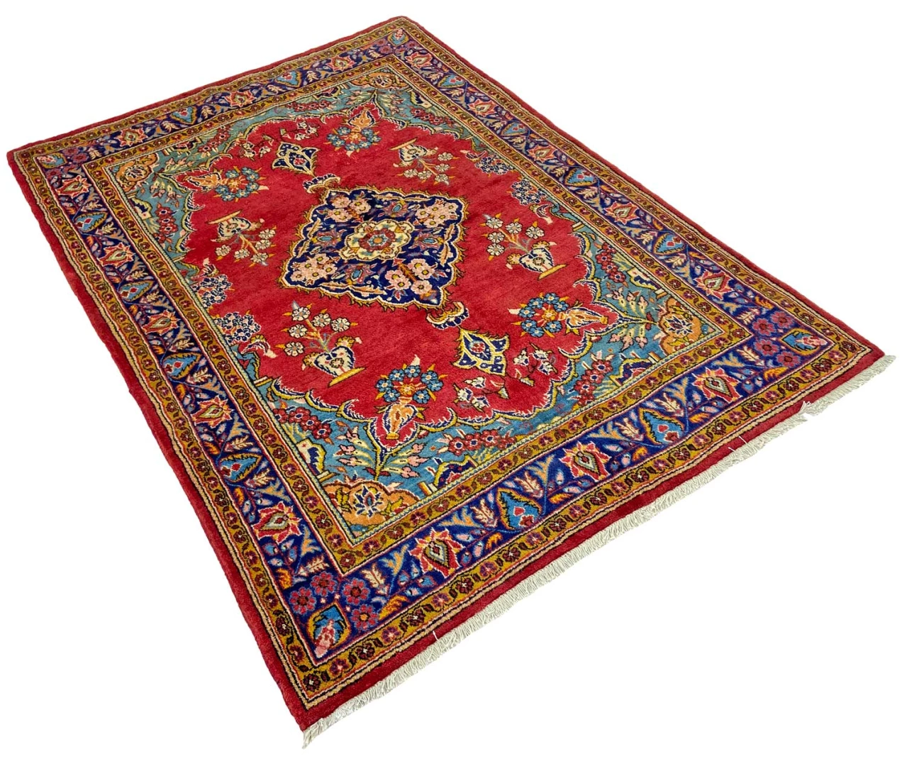Sarough Farahan Perserteppich 218 × 158 cm aus Wolle, handgeknüpft