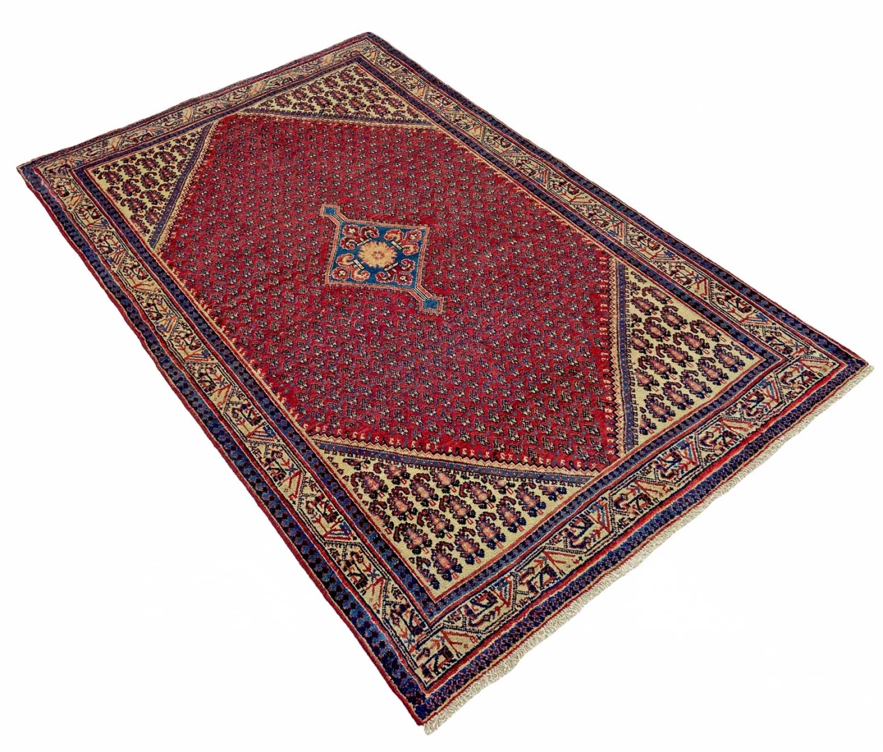 Handgeknüpfter Sarough Farahan Perserteppich 211 × 136 cm