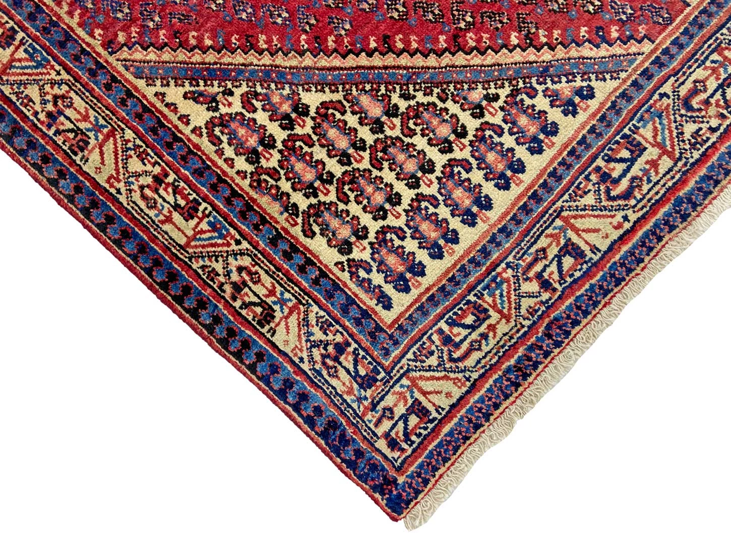 Handgeknüpfter Sarough Farahan Perserteppich 211 × 136 cm