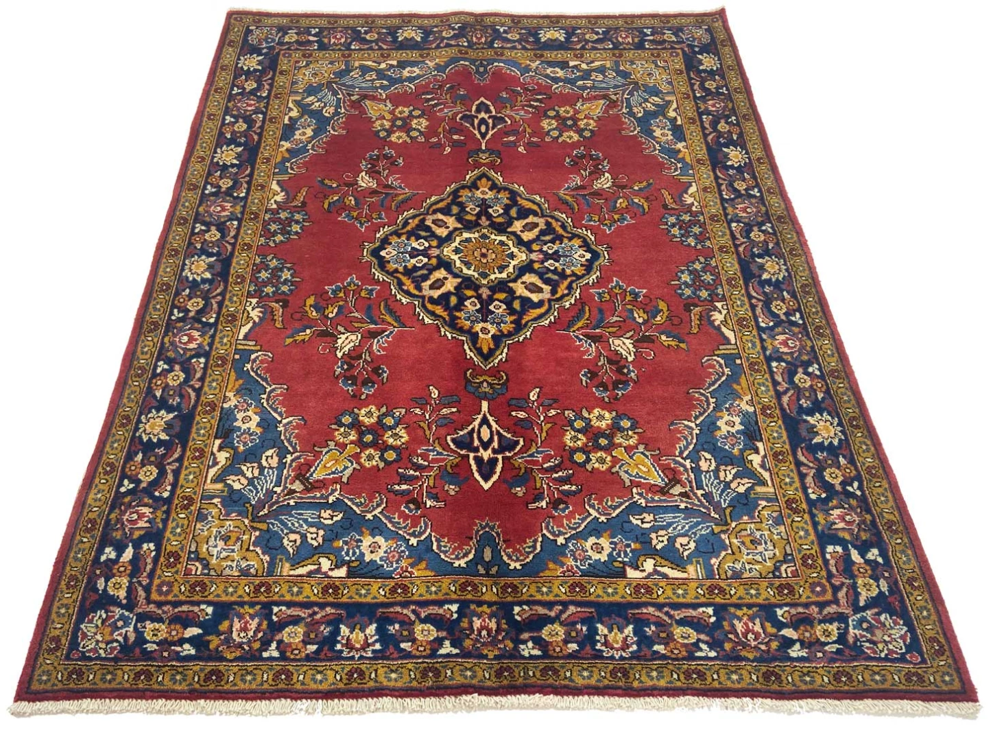 Handgeknüpfter Sarough Farahan Perserteppich 234 × 169 cm