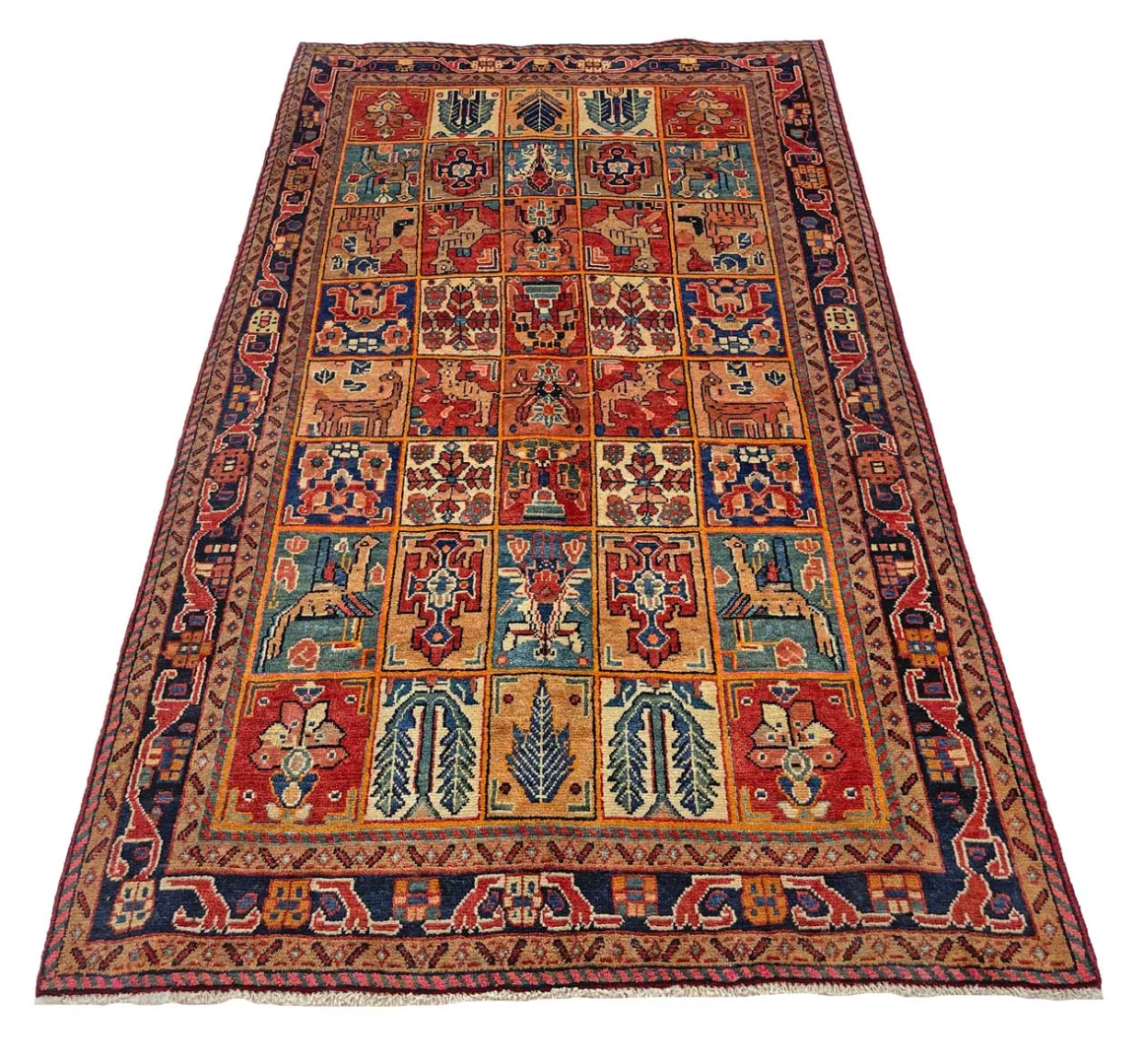 Handgeknüpfter Sarough Farahan Perserteppich 247 × 141 cm