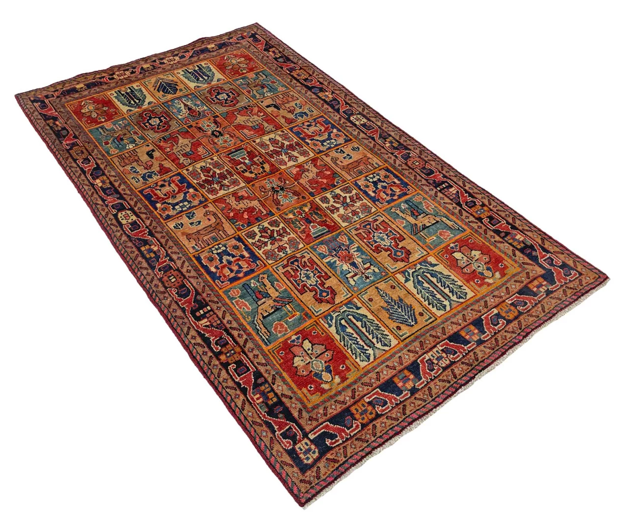 Handgeknüpfter Sarough Farahan Perserteppich 247 × 141 cm
